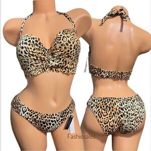 Victorias Secret Swim Zuma Sweetheart Demi Bikini top and Bottoms Set 38D / XL
